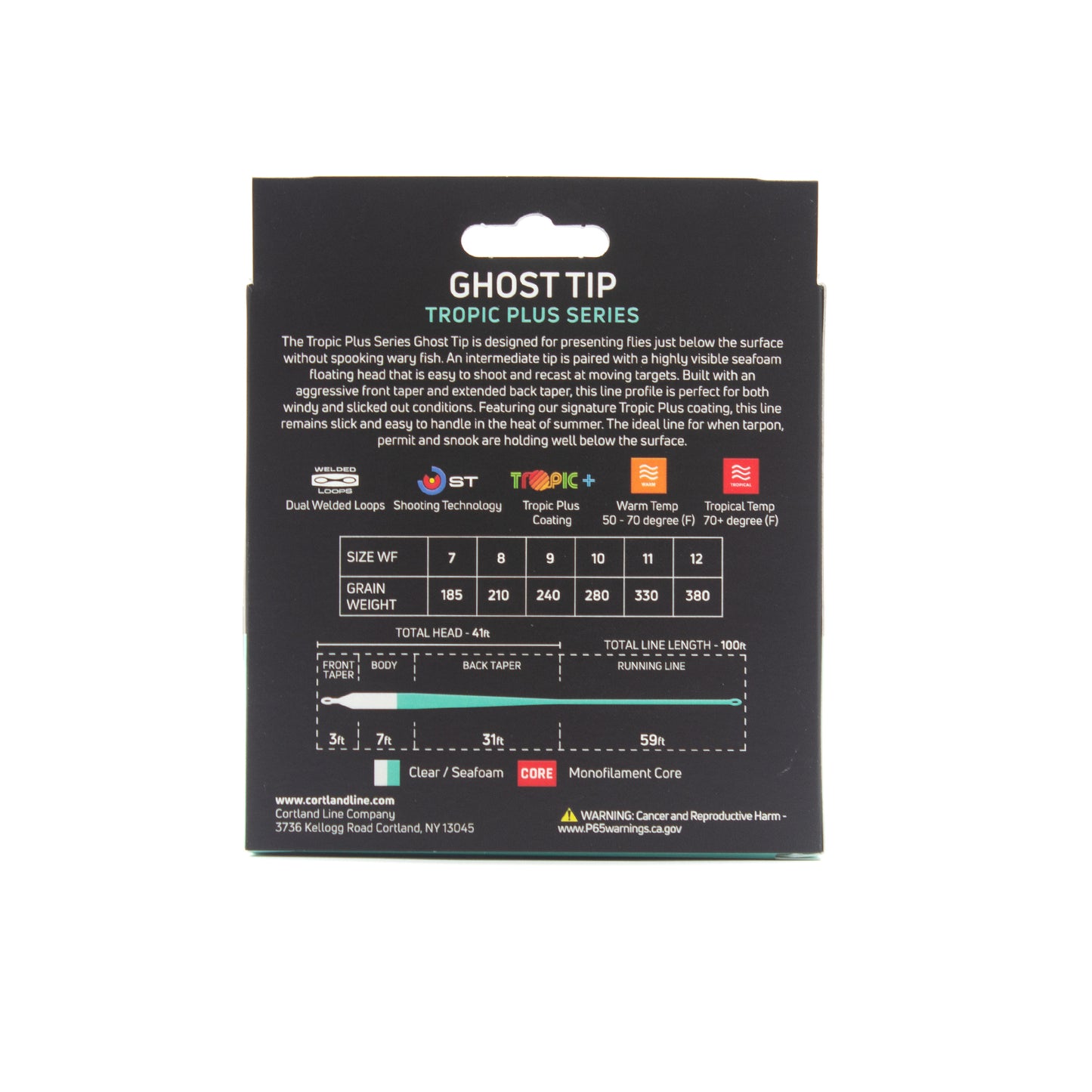 Cortland Ghost Tip Tropic Plus Series