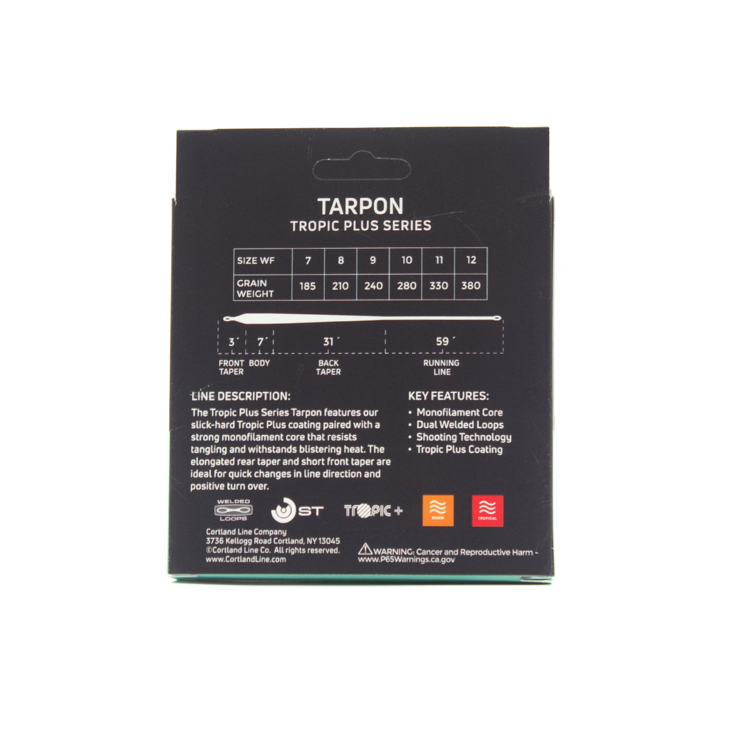 Cortland Tarpon Taper Tropic Plus Series