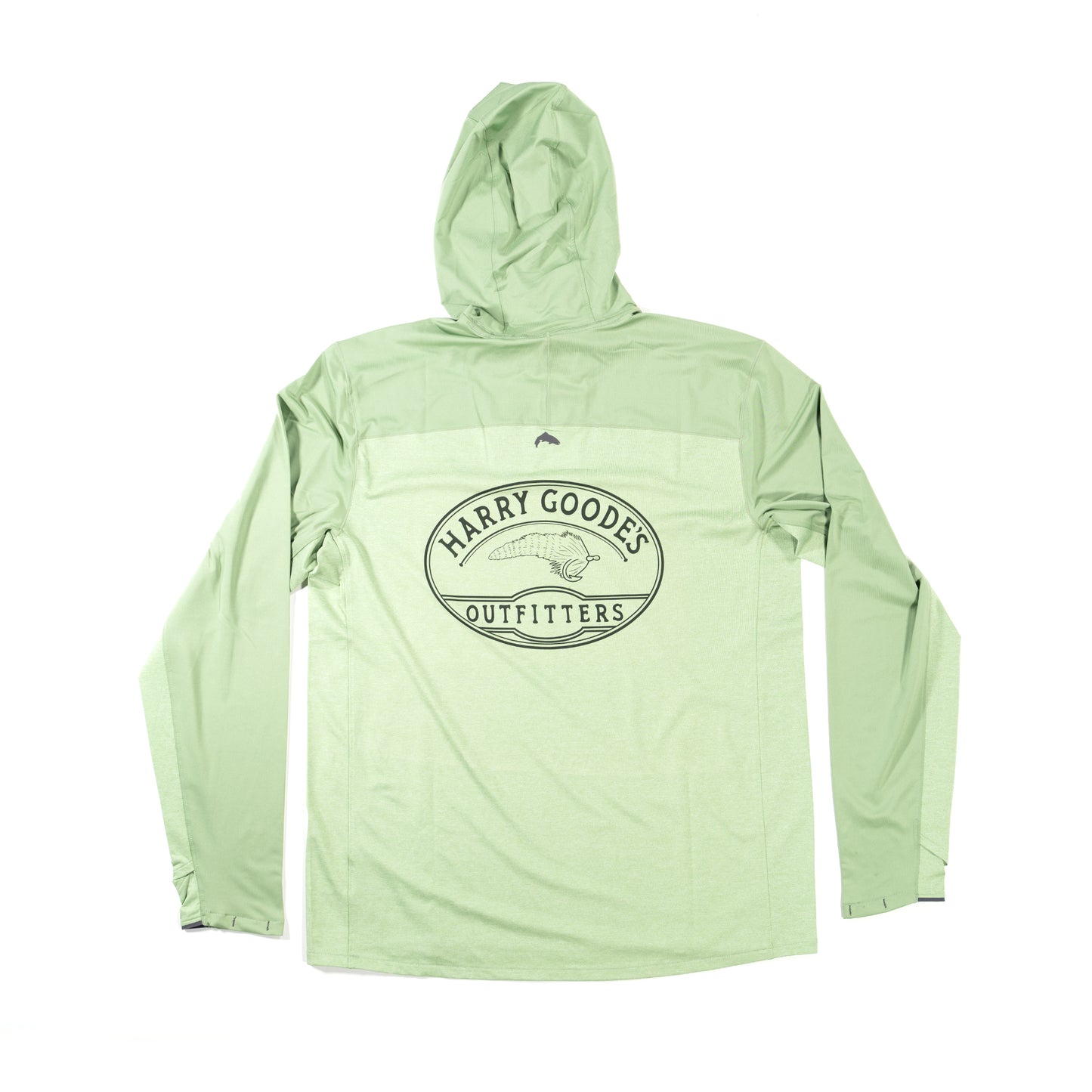 Harry Goode's Logo Simms Solarflex Hoody