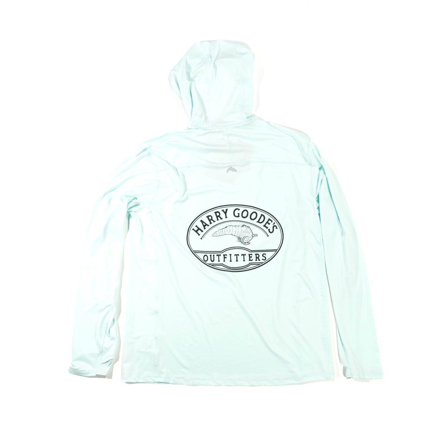 Harry Goode's Logo Simms Solarflex Hoody