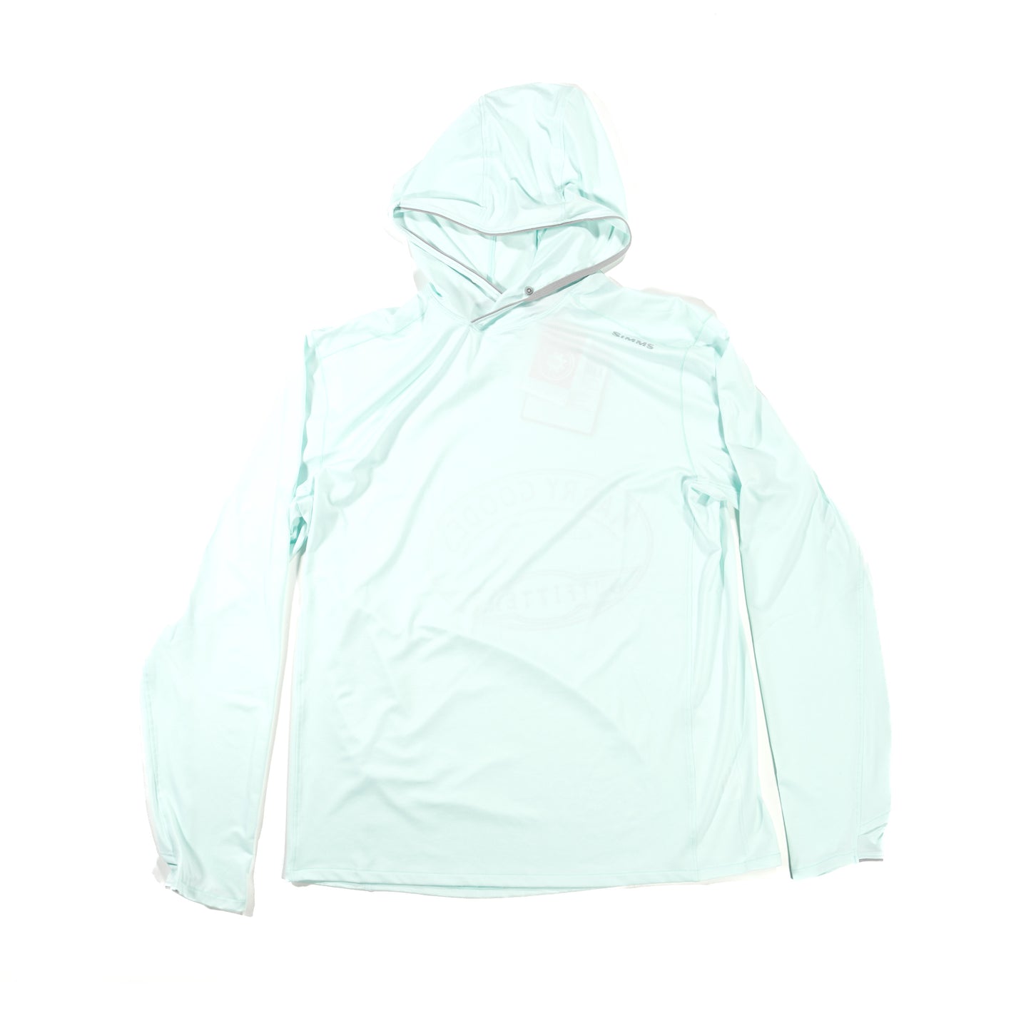 Harry Goode's Logo Simms Solarflex Hoody