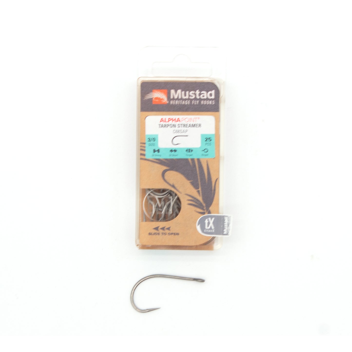 Mustad C68SAP-TX Tarpon Heritage Fly Hook