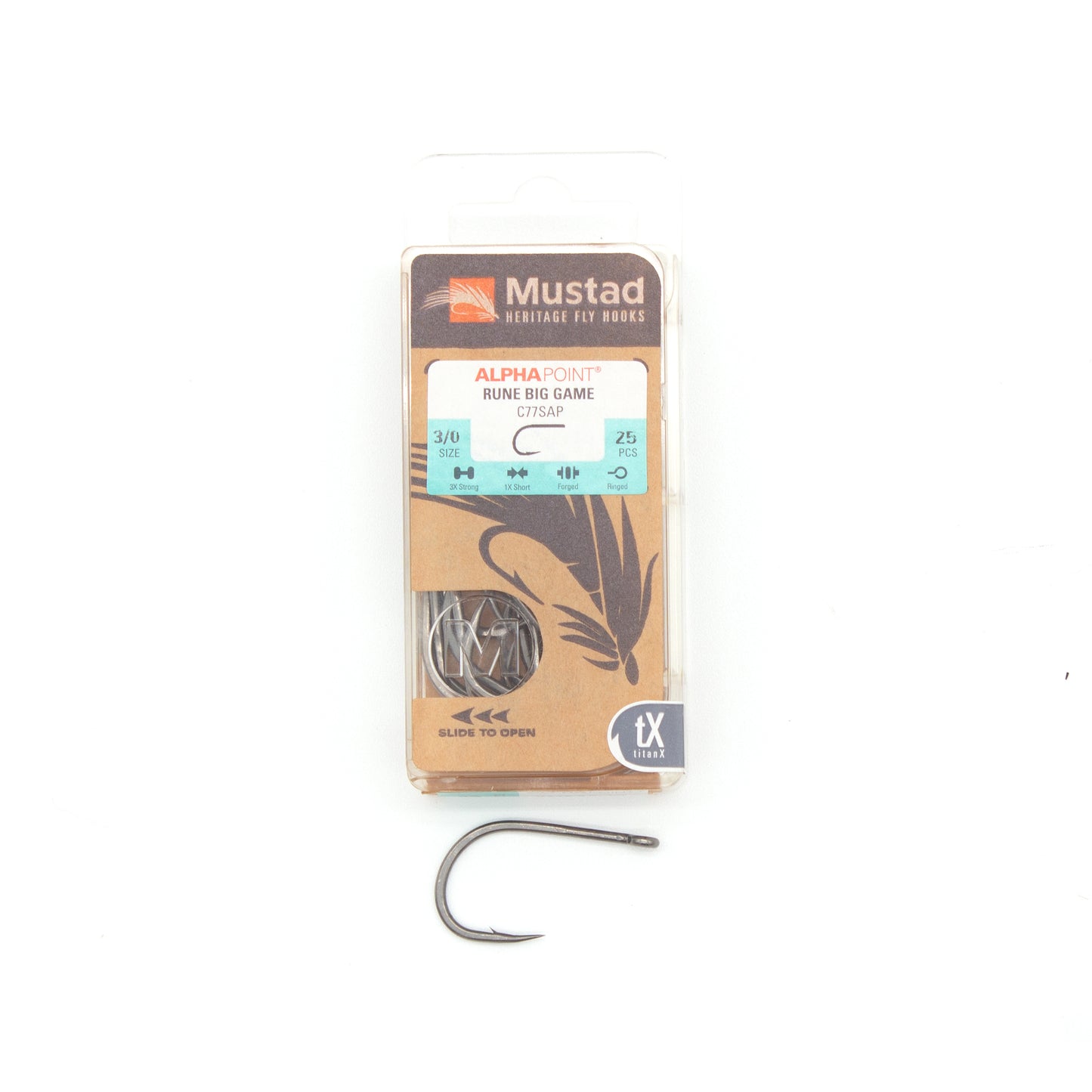 Mustad C77SAP-TX Rune Big Game Heritage Fly Hook