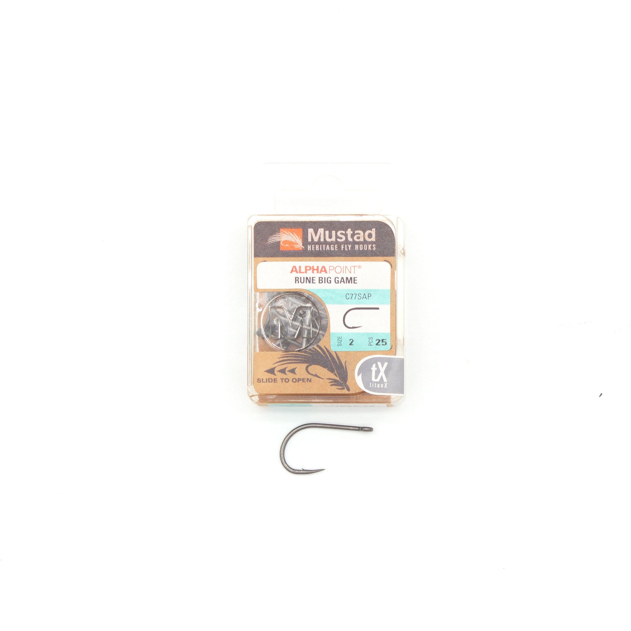 Mustad Signature C70SNP-DT Light Big Game Fly Tying Hooks – At The