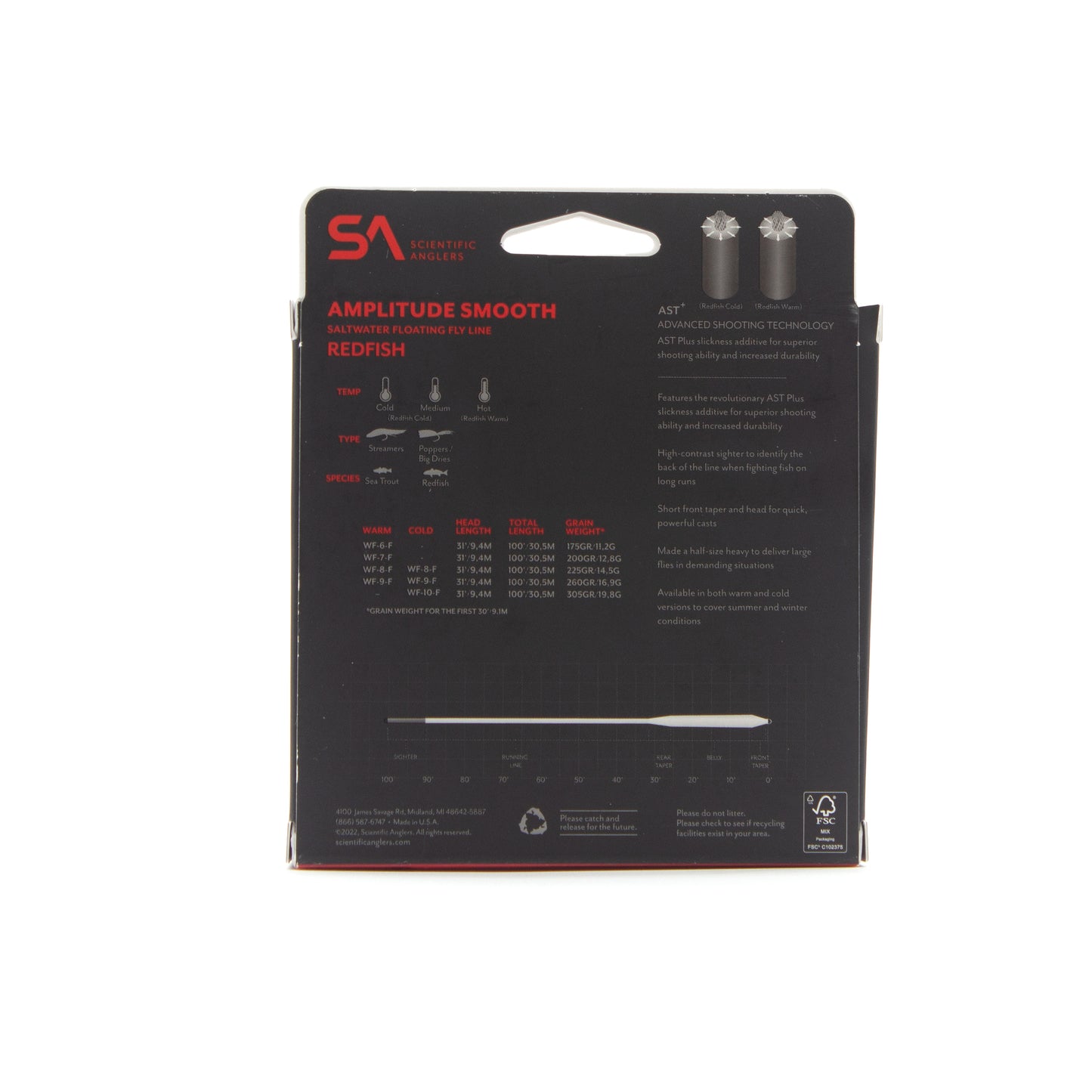 Scientific Anglers Amplitude Smooth Redfish