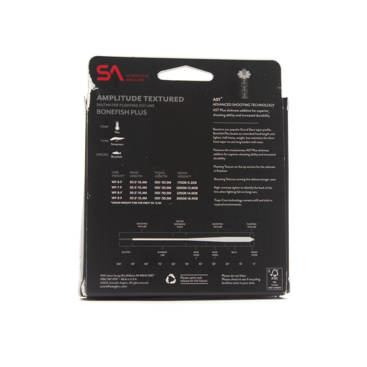 Scientific Anglers Amplitude Textured Bonefish Plus