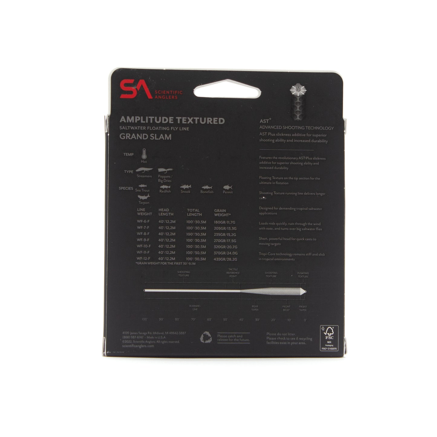 Scientific Anglers Amplitude Textured Grand Slam