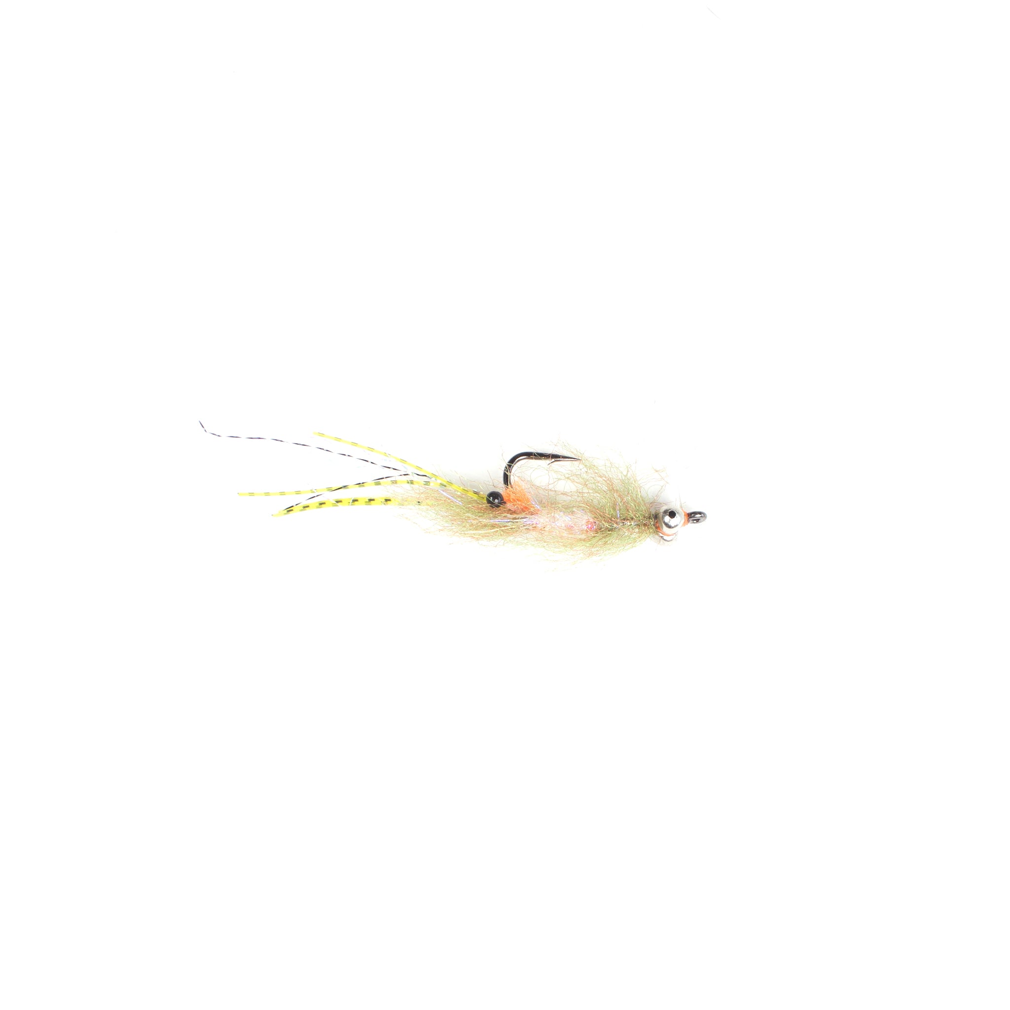 3-Pack Spawning Shrimp Saltwater Fly Fishing Flies - Tied On Mustad Duratin Hooks, Size #4