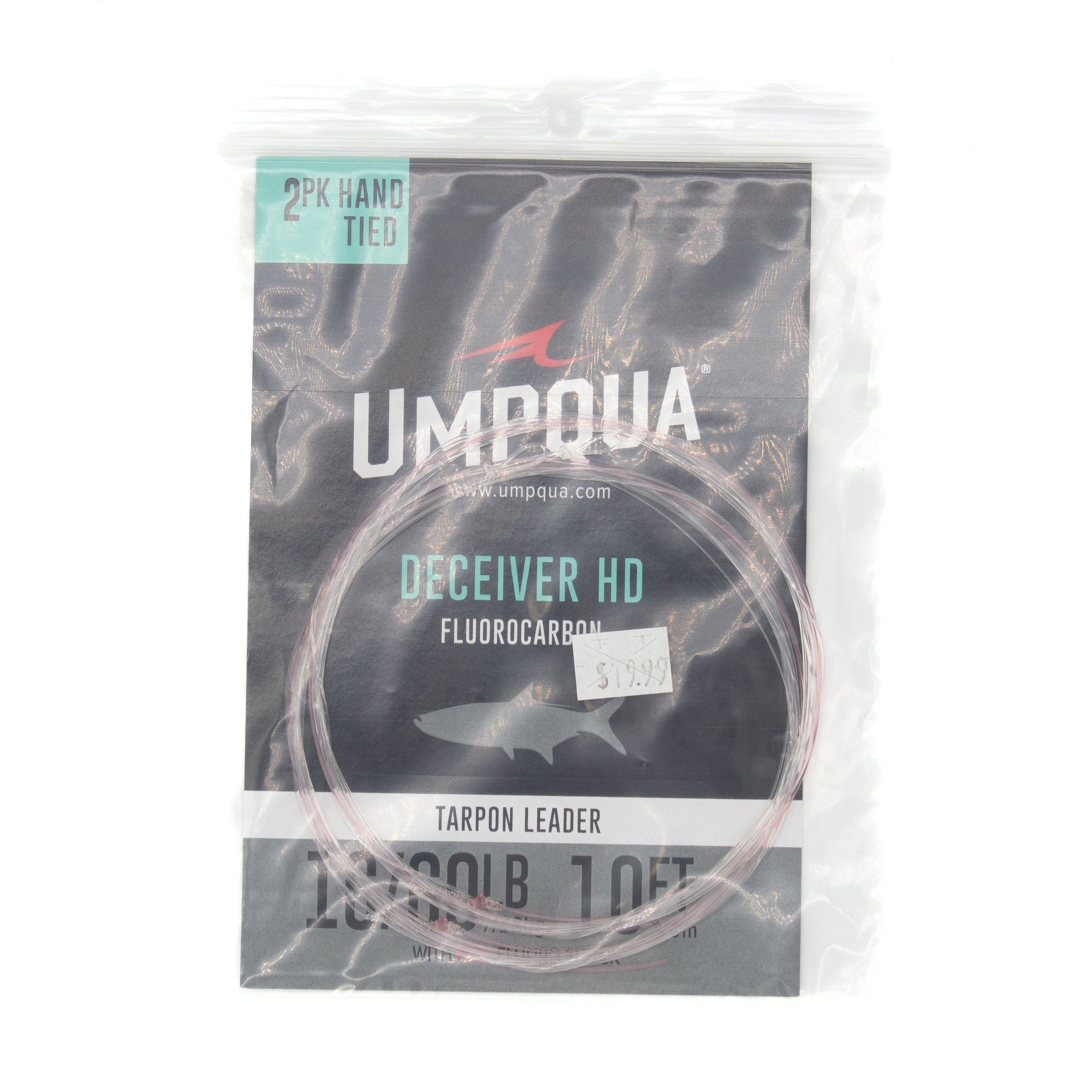 Umpqua Deceiver HD Fluorocarbon Tarpon Leader 2PK